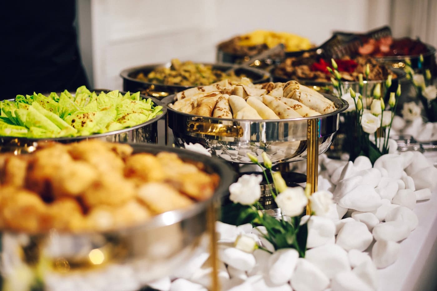Catering at Babu Mahal Gold Palace